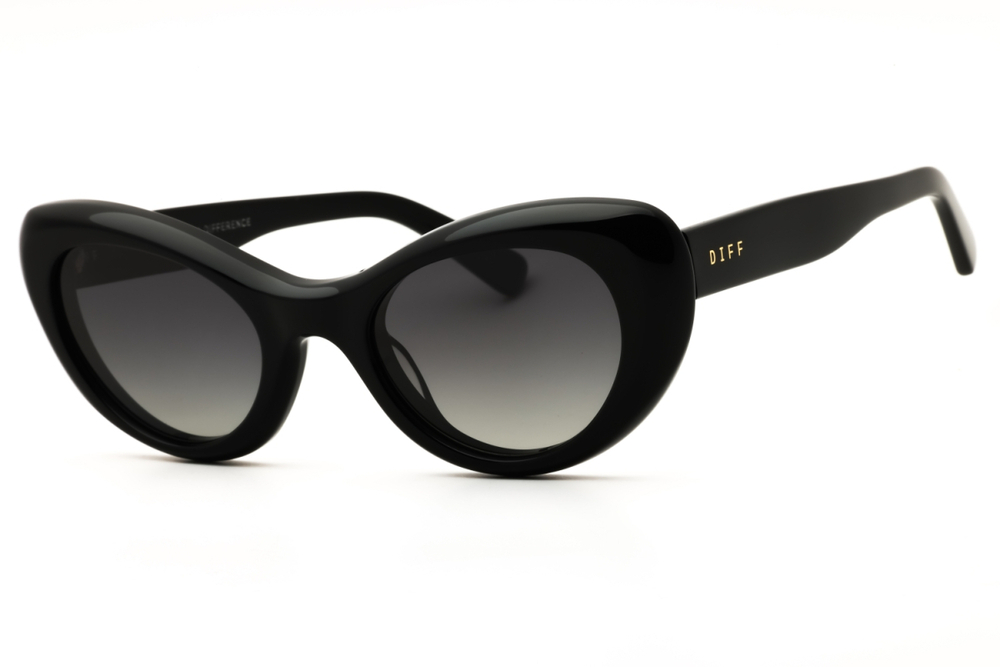 NEW DIFF Eyewear ZARIA DE01-0889-BK Black Sunglasses Authentic